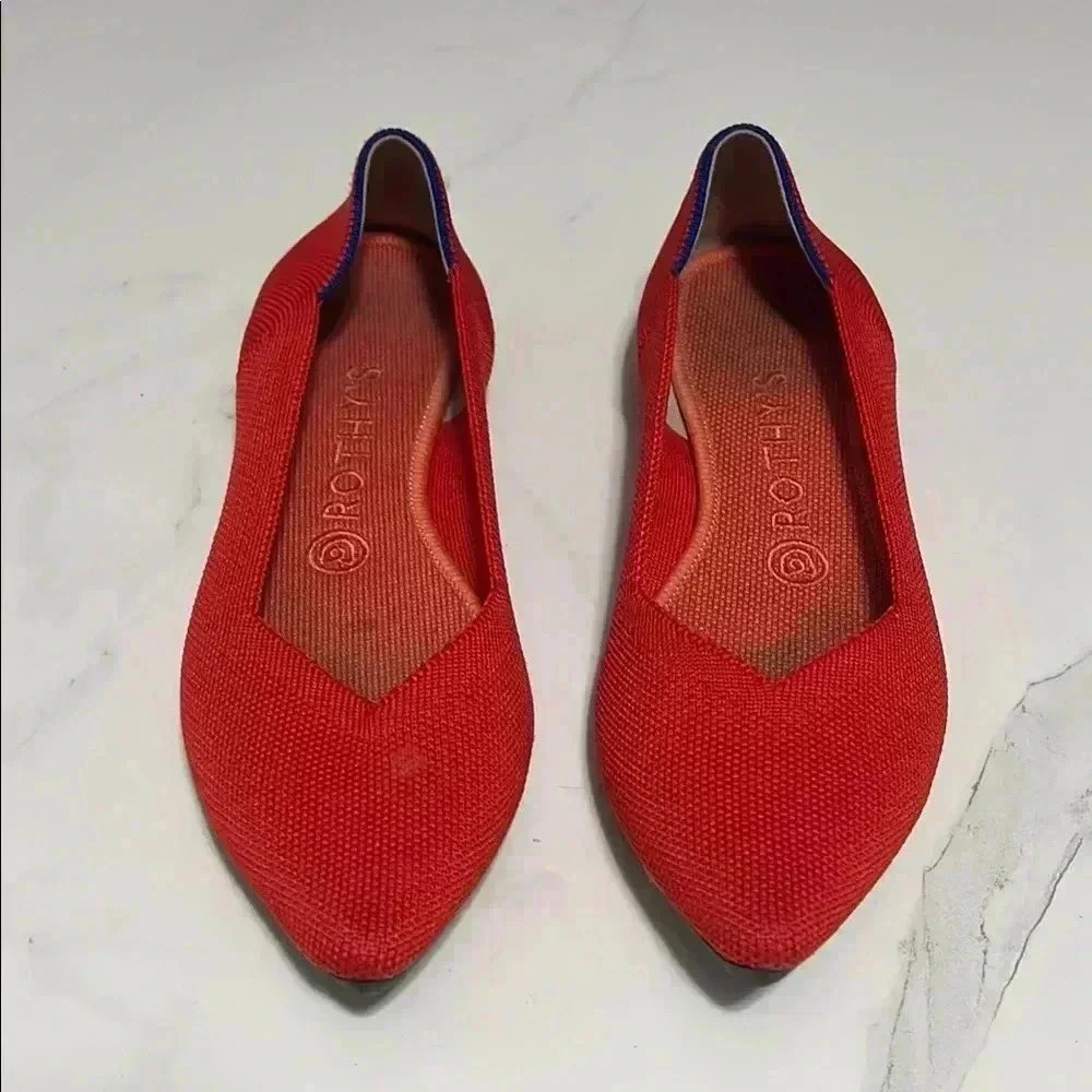 Rothy's Women's Red Flats